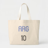 Argentinië 10 ontwerpen! grote tote bag (Voorkant)