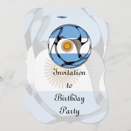 Argentinië #1 kaart (Voorkant / Achterkant)