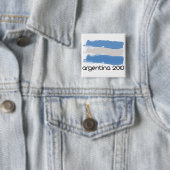 Argentinië 2010 vierkante button 5,1 cm (In situ)