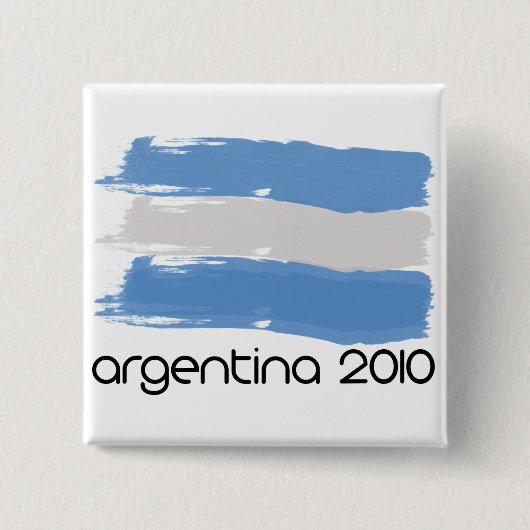 Argentinië 2010 vierkante button 5,1 cm (Voorkant)