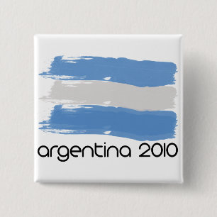 Argentinië 2010 vierkante button 5,1 cm