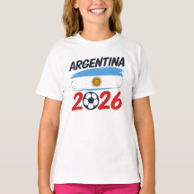 Argentinië 2026 Voetbalfan Design Vlagkleuren