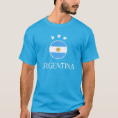 Argentinië 2 Witte 3 sterren T-shirt (Voorkant)