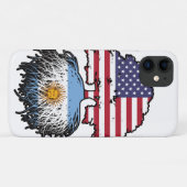 Argentinië - Amerikaanse vlag - Boomboomstammen va Case-Mate iPhone Case (Achterkant (horizontaal))