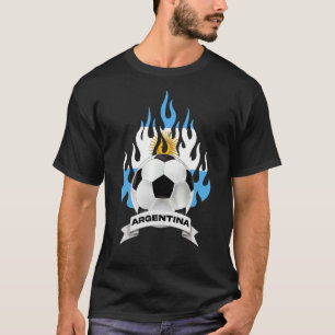 Argentinië Argentijnse Football Voetbal P T-shirt
