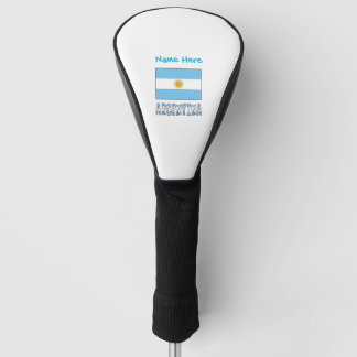 Argentinië Argentijnse Vlag Blauw Persoonlijk  Golfheadcover