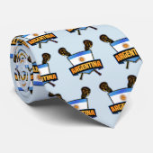 Argentinië Argentijnse vlag Lacrosse Stropdas (Opgerold)