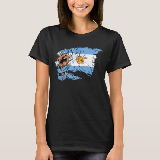 Argentinië Argentijnse vlag Pride Argentinië T-shirt (Voorkant)