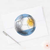 Argentinië Argentijnse Voetbal Shirten Ronde Sticker (Envelop)
