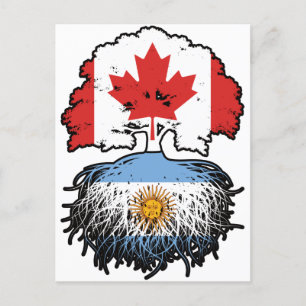 Argentinië Argentine Canadian Canada Tree Roots Briefkaart
