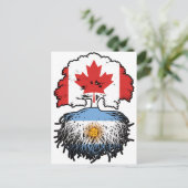 Argentinië Argentine Canadian Canada Tree Roots Briefkaart (Staand voorkant)