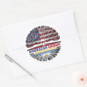 Argentinië Argentinië Argentinië VS Amerika Amerik Ronde Sticker (Envelop)