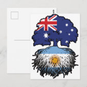 Argentinië Argentinië Australiër - strandwortel Briefkaart (Voorkant / Achterkant)