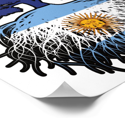 Argentinië Argentinië Australiër - strandwortel Poster (Hoek)