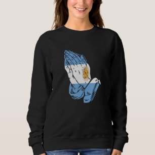 Argentinië Biddende Handen Vlag T-shirt Van Argent