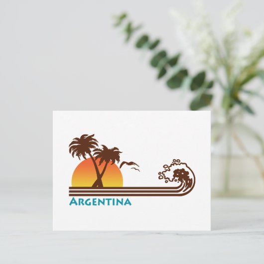 Argentinië Briefkaart (Staand voorkant)
