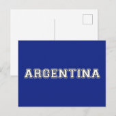 Argentinië Briefkaart (Voorkant / Achterkant)