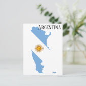 Argentinië Briefkaart (Staand voorkant)