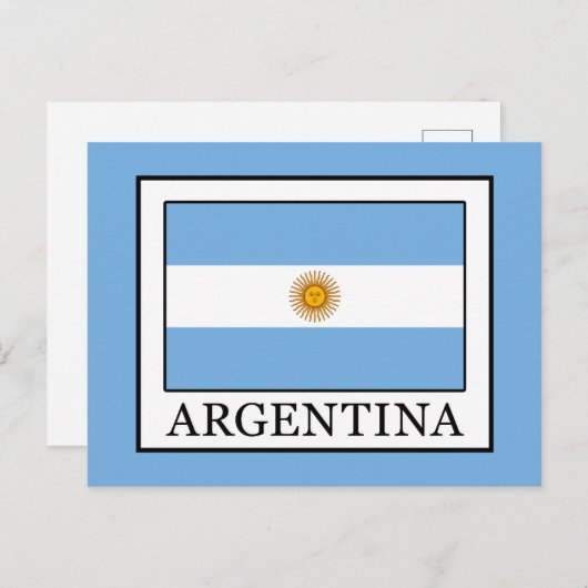Argentinië Briefkaart (Voorkant / Achterkant)
