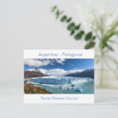 Argentinië - briefkaart Perito Moreno Glacier (Staand voorkant)