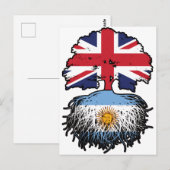 Argentinië - Brits - Bergoldvlag Briefkaart (Voorkant / Achterkant)