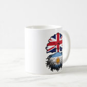 Argentinië - Brits - Bergoldvlag Koffiemok (Voorkant rechts)