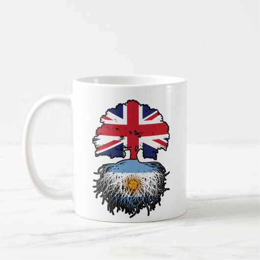 Argentinië - Brits - Bergoldvlag Koffiemok (Links)
