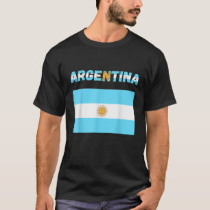 Argentinië Buenos Aires Argentinië Vlag Zon T-shirt