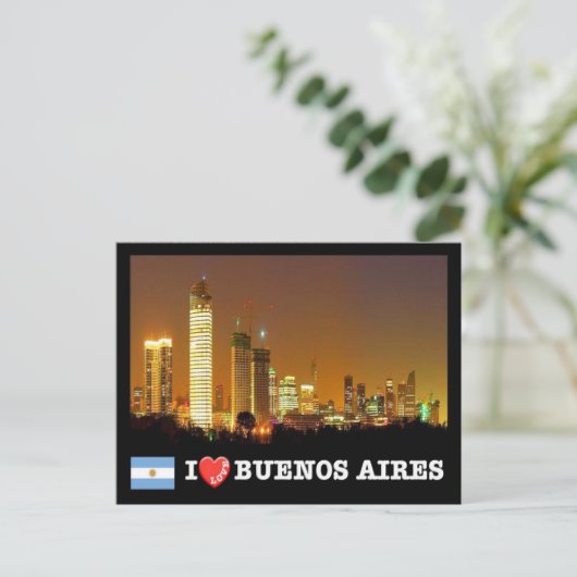Argentinië - Buenos Aires - Briefkaart (Staand voorkant)