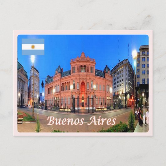 Argentinië - Buenos Aires - Casa Rosada - Briefkaart (Voorkant)