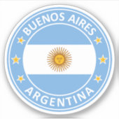 Argentinië, Buenos Aires Sticker (Voorkant)