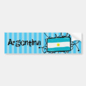Argentinië Bumpersticker (Voorkant)