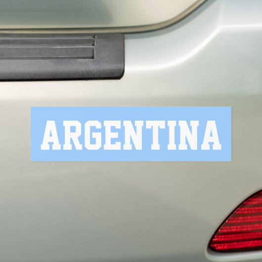 Argentinië Bumpersticker (Op auto)