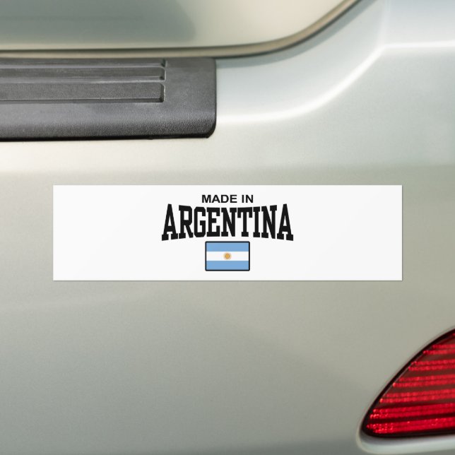 Argentinië Bumpersticker (Op auto)