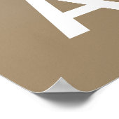 Argentinië "By Air"  poster (Hoek)