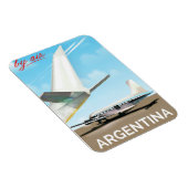 Argentinië "By Air" poster Magneet (Rechterzijde)