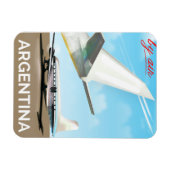Argentinië "By Air" poster Magneet (Horizontaal)