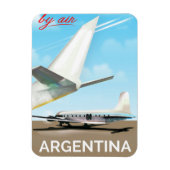 Argentinië "By Air" poster Magneet (Verticaal)