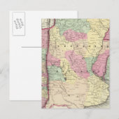 Argentinië, Chili, Uruguay en Paraguay Briefkaart (Voorkant / Achterkant)