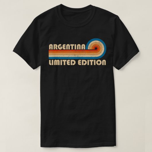 ARGENTINIË Country Travel Vakantie Souvenir T-shirt (Design voorkant)