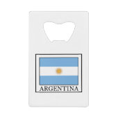 Argentinië Creditkaart Flessenopener (Voorkant)