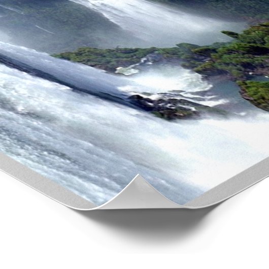 Argentinië - de Iguazu-Herfsten - Poster (Hoek)