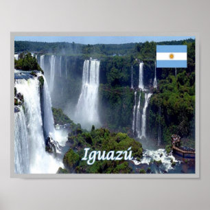Argentinië - de Iguazu-Herfsten - Poster