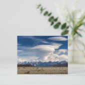 Argentinië - de wolken van de Schotel over het Briefkaart (Staand voorkant)