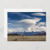 Argentinië - de wolken van de Schotel over het Briefkaart (Voorkant / Achterkant)