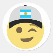 Argentinië Emoji Honkbal Hoed
