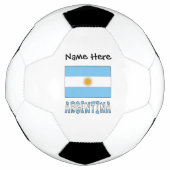Argentinië en Argentijnse vlag Persoonlijk Voetbal (Voorkant)