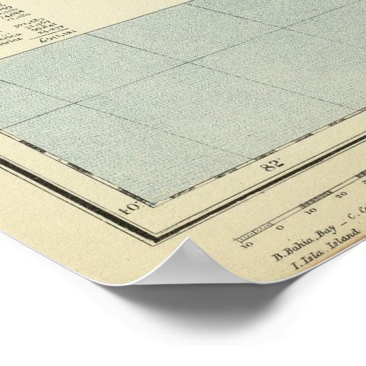 Argentinië en Chili Poster (Hoek)