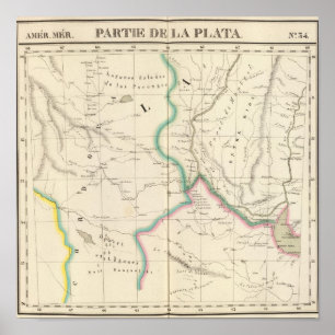 Argentinië en Uruguay 34 Poster