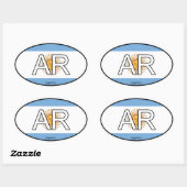Argentinië Euro Sticker (Vel)